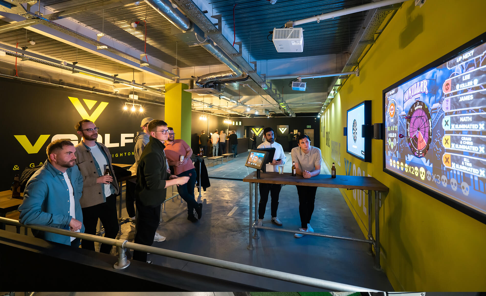 Elevate Your Corporate Event with Augmented Reality Darts at VGolf Brighton